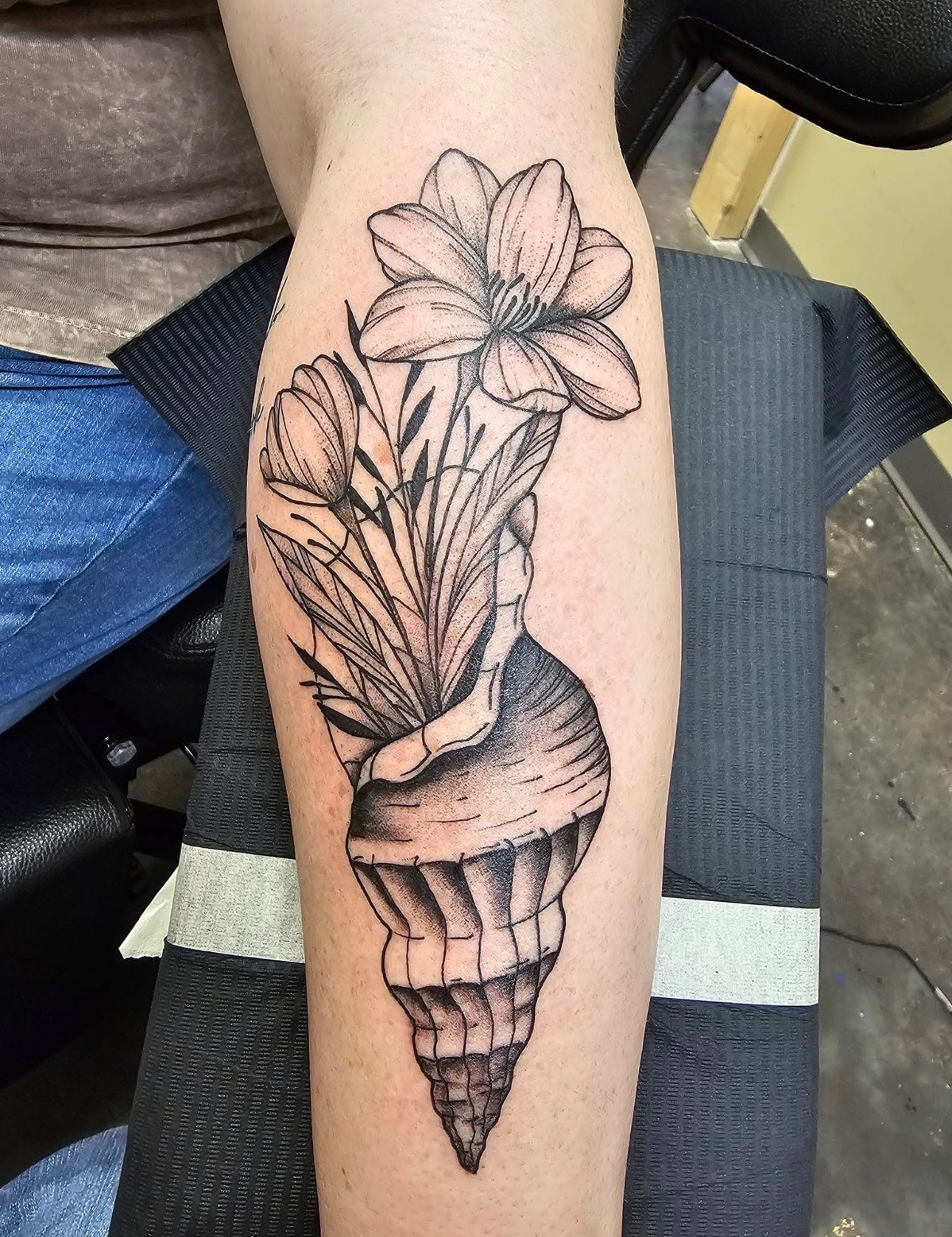 Nick — seashell flowers